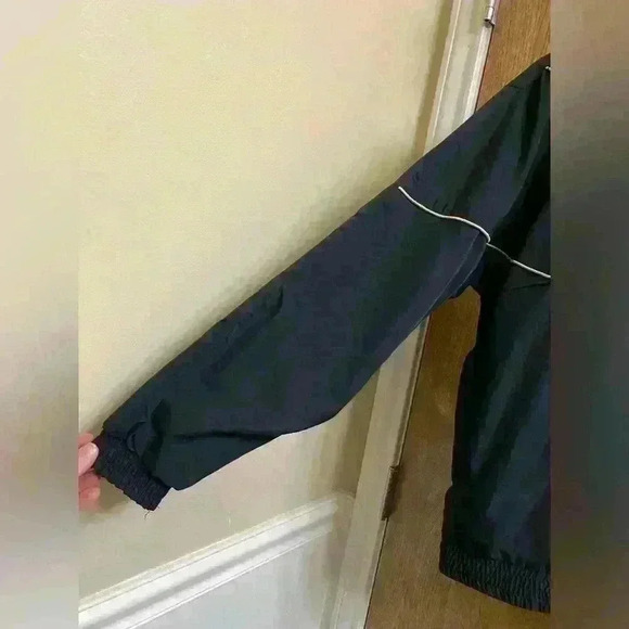 VTG Womens 80s 90s Black Gold Michael Jackson Windbreaker Jacket Small Blair - Picture 5 of 10